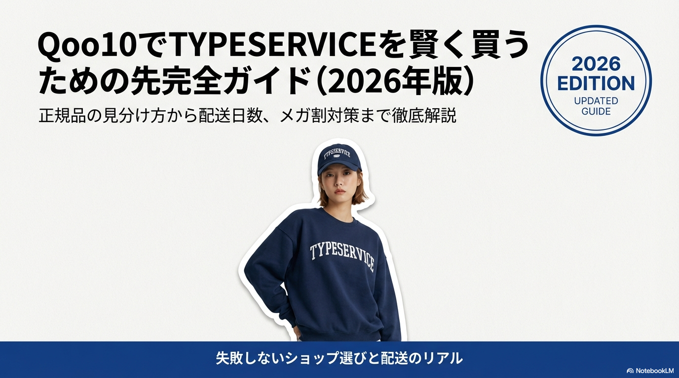 Qoo10でTYPESERVICEを買うならどのショップが安全？配送日数と梱包状態を徹底調査
