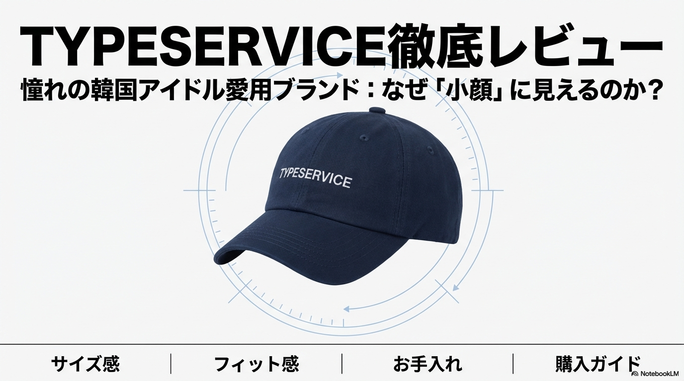 TYPESERVICE「キャップ」全モデル比較レビュー｜サイズ感・ツバの長さ・深さを徹底検証